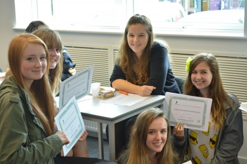 Students on European Languages Day 