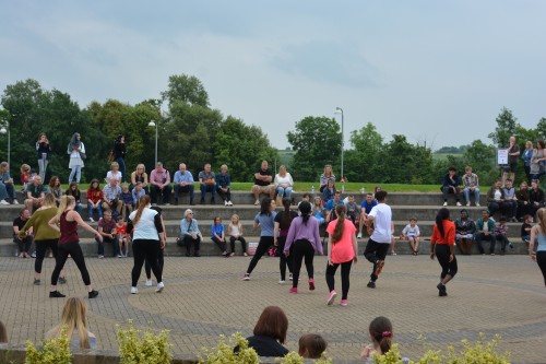 Students performing