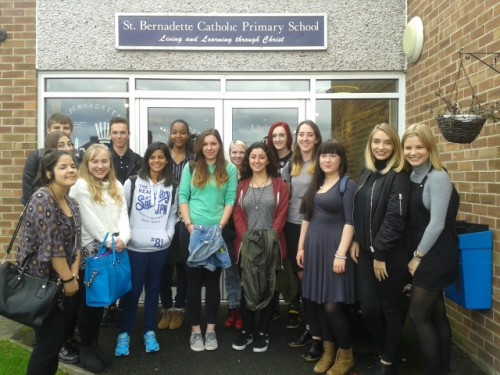 Language students at St Bernadette's