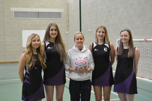 The four St Brendan's netballers