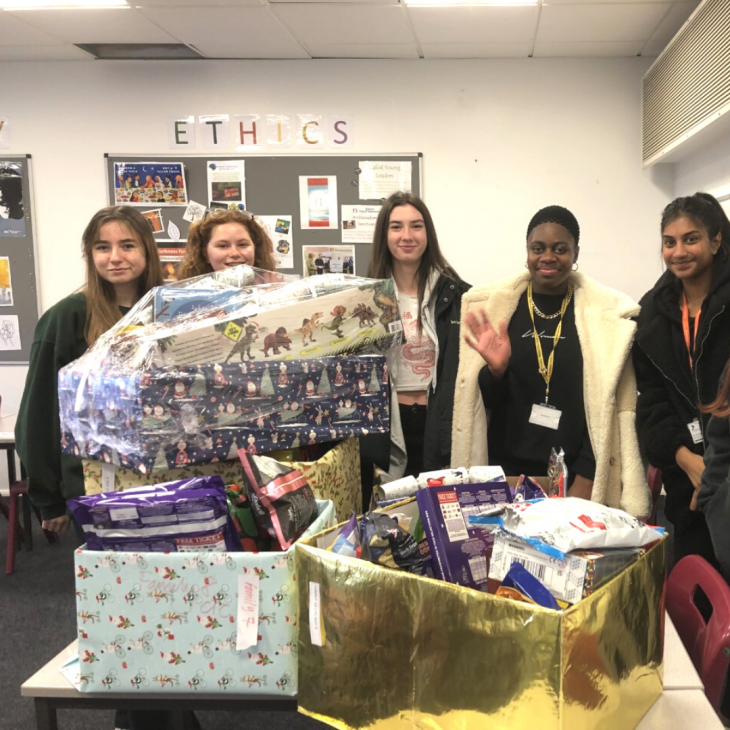 Hampers donated to local families in need